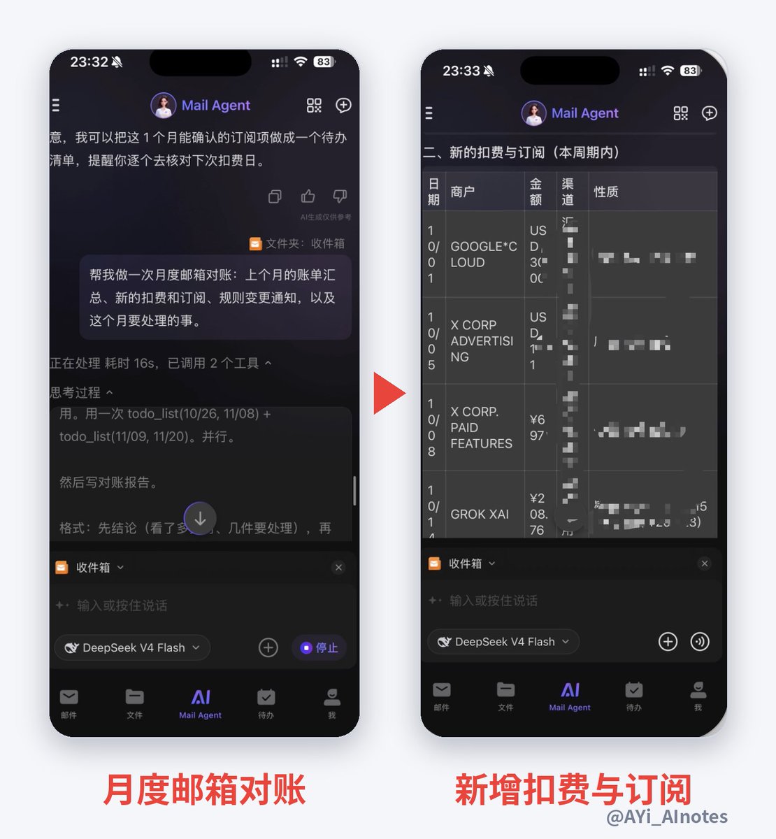 收件箱 5039 封邮件,AI 一句话把自动扣费和银行账单全理清 收件箱 5039 封邮件,AI 一句话把自动扣费和银行账单全理清