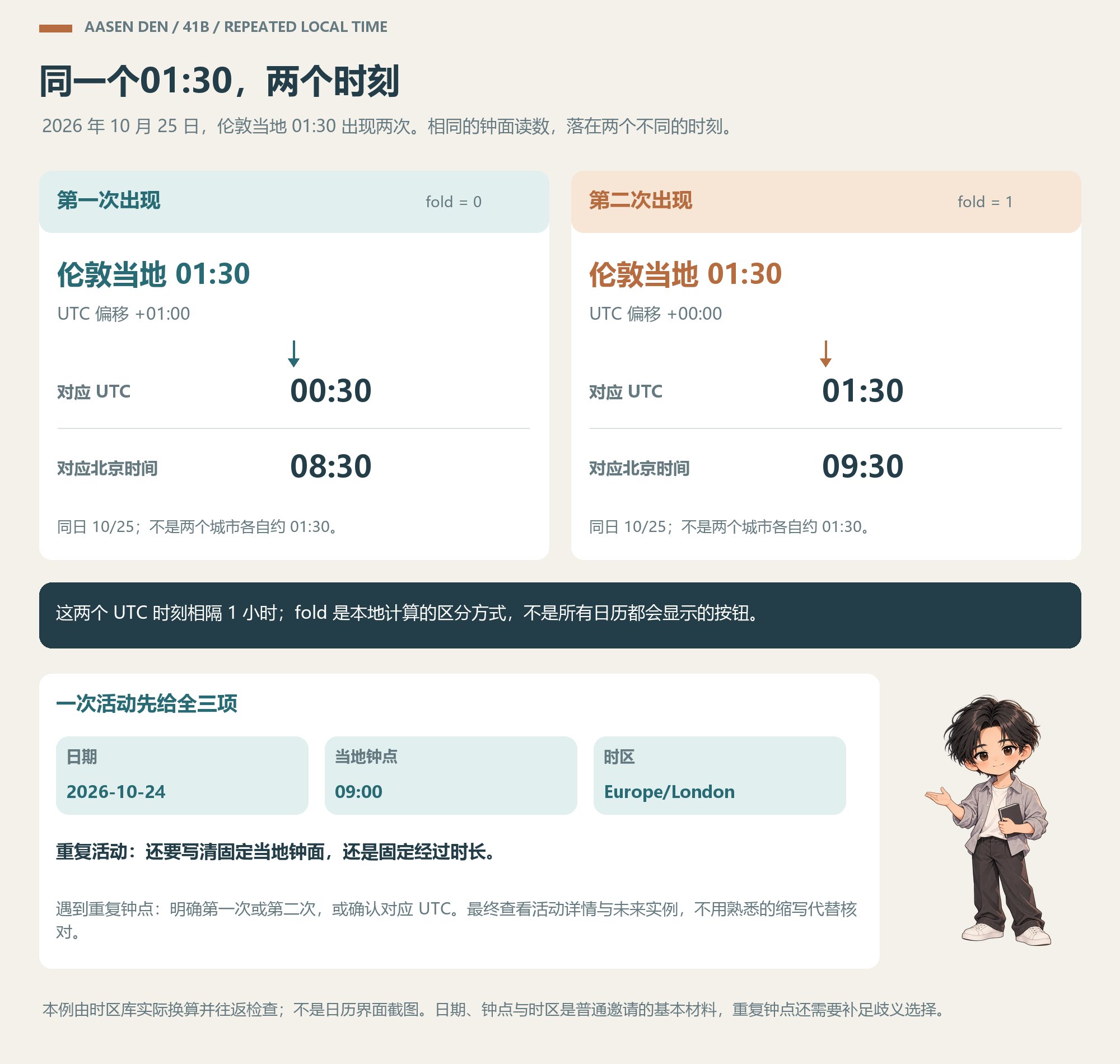 日历里同样写着九点,为什么不是同一个时刻 日历里同样写着九点,为什么不是同一个时刻