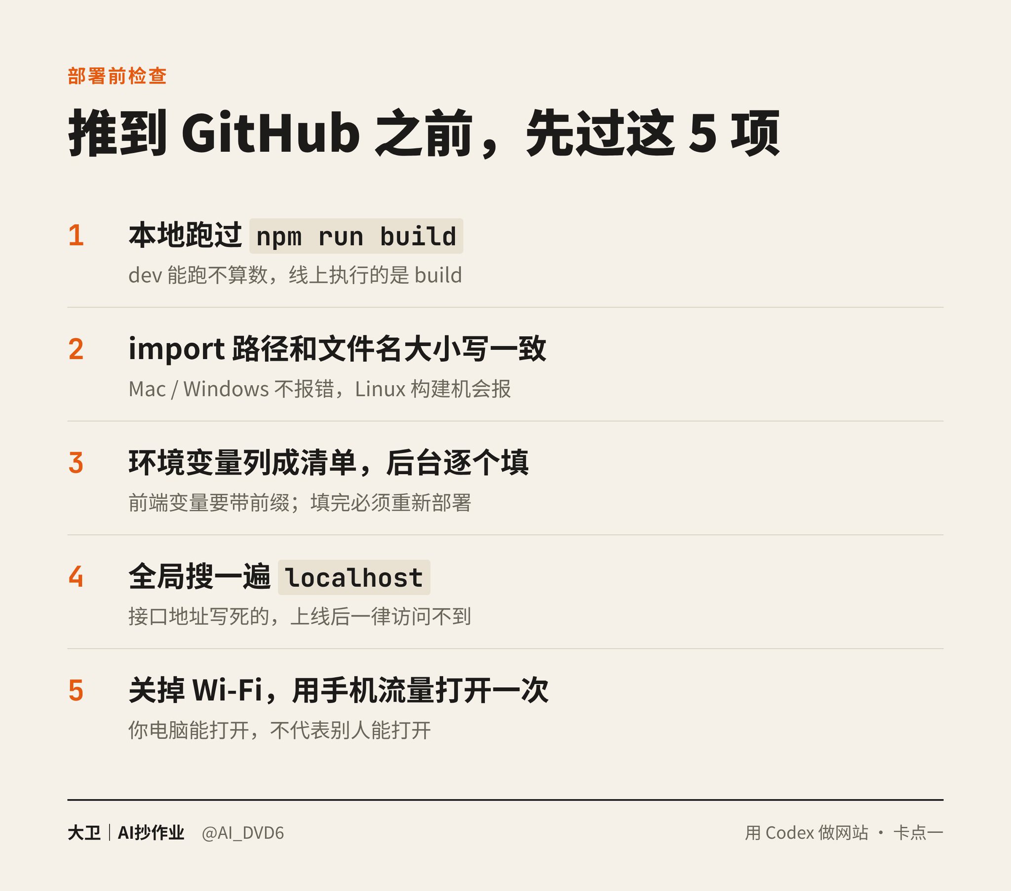 用 Codex 做网站之前,先抄这 5 份避坑作业 用 Codex 做网站之前,先抄这 5 份避坑作业