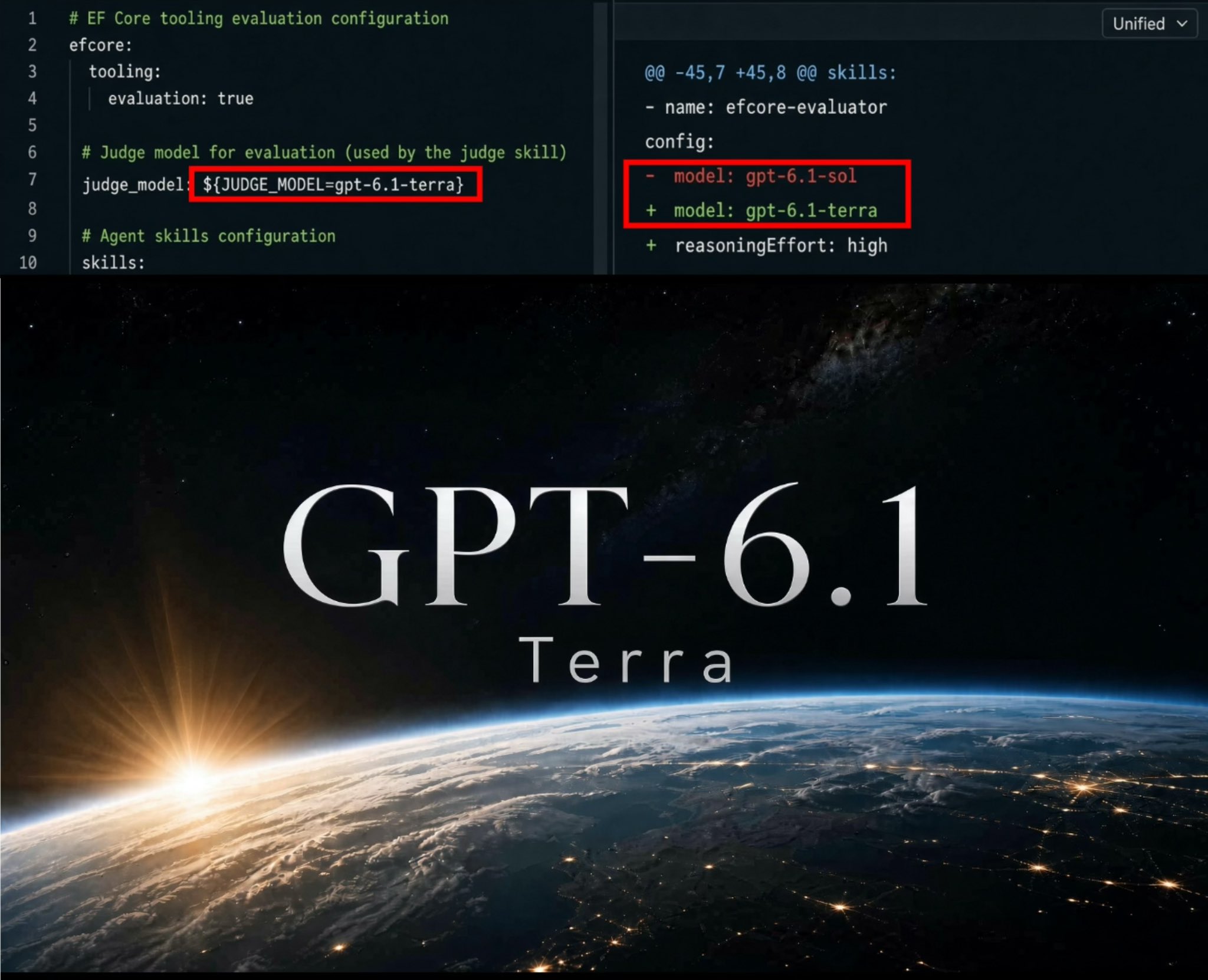 GPT-6.1 Terra 现身微软评测配置:Astra 被叫停后的替代者,最快下周落地 GPT-6.1 Terra 现身微软评测配置:Astra 被叫停后的替代者,最快下周落地