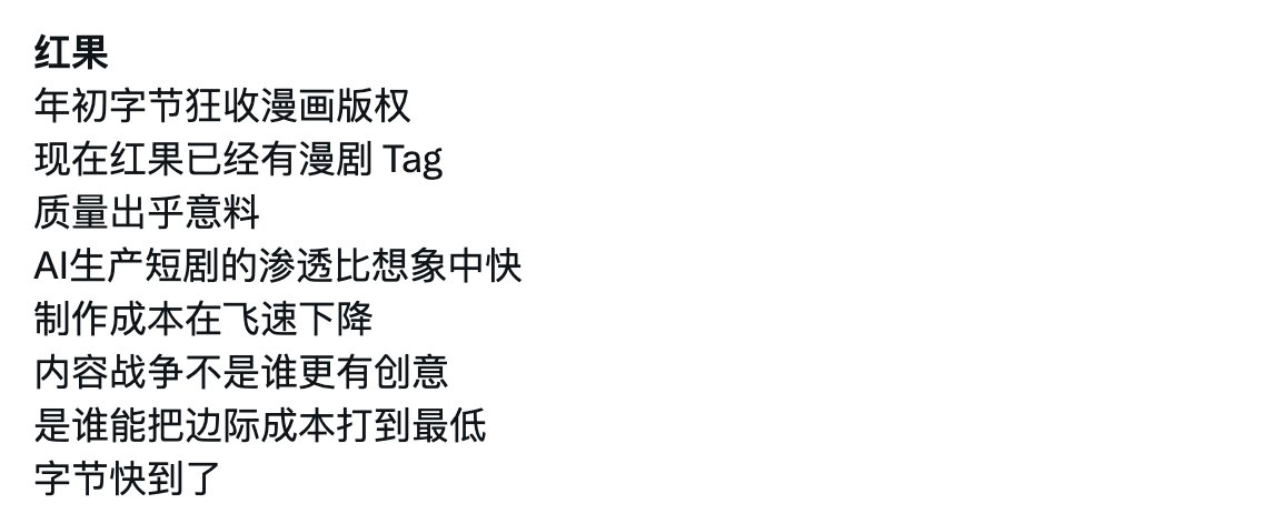 红果最近很热:字节把 IP、剧本、流量全攥手里,短剧制作商只剩执行 红果最近很热:字节把 IP、剧本、流量全攥手里,短剧制作商只剩执行