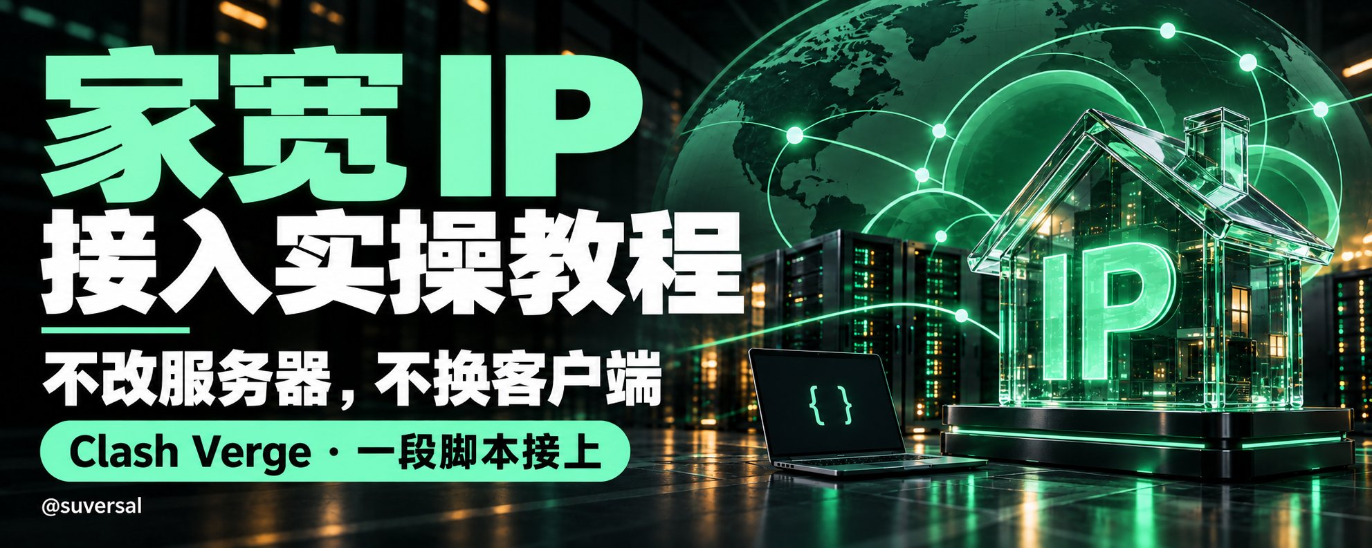 买了家宽 IP 别开全局:三步配好分流,让指定应用单独走家宽 买了家宽 IP 别开全局:三步配好分流,让指定应用单独走家宽