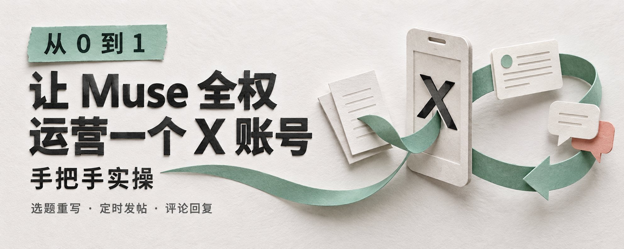 让 Muse 全权运营一个 X 账号十天:结果喜忧参半 让 Muse 全权运营一个 X 账号十天:结果喜忧参半