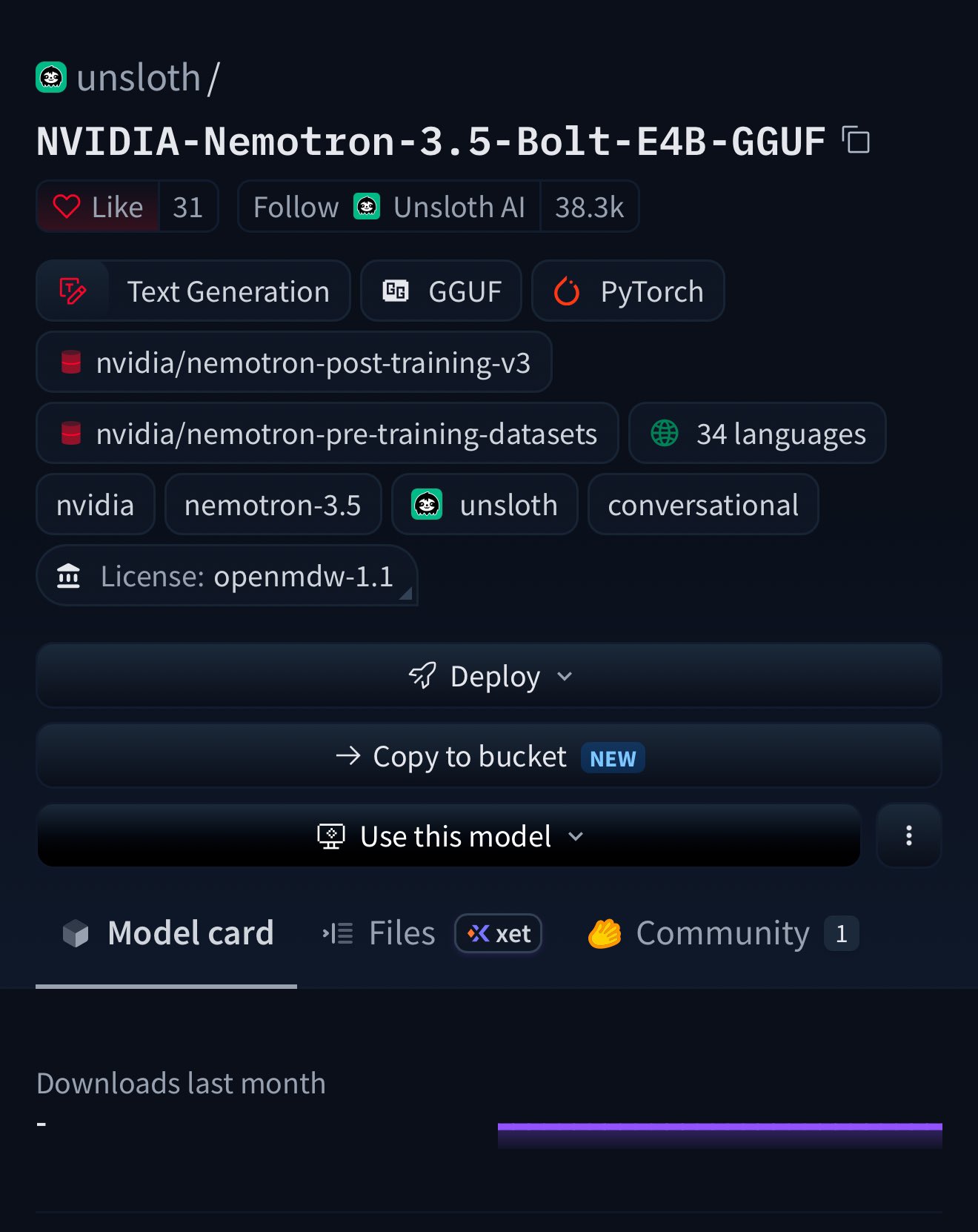 手机也能跑本地 AI:英伟达开源 Nemotron-3.5-Bolt,仅 6GB 内存就能跑 手机也能跑本地 AI:英伟达开源 Nemotron-3.5-Bolt,仅 6GB 内存就能跑