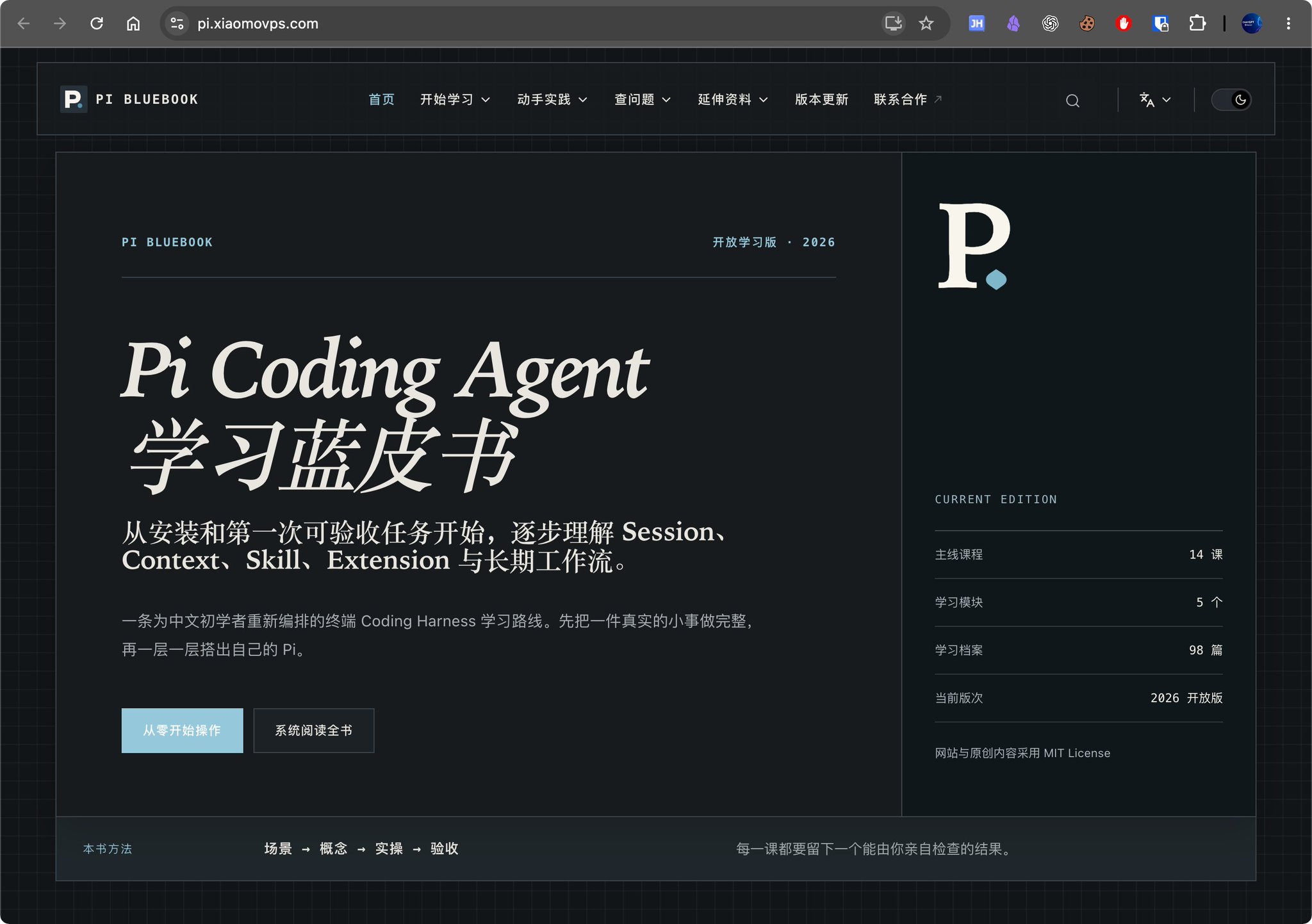 Pi 仓库里 11 个包,产品自己只用了 7 个:剩下 3 个是给远程执行留的 Pi 仓库里 11 个包,产品自己只用了 7 个:剩下 3 个是给远程执行留的