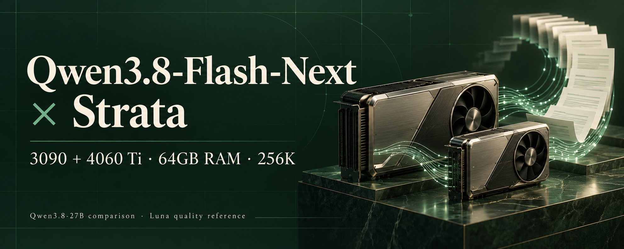 3090 + 4060 Ti 跑 Qwen3.8-Flash-Next 256K 实测:第二张卡值不值,看首字等待就够了 3090 + 4060 Ti 跑 Qwen3.8-Flash-Next 256K 实测:第二张卡值不值,看首字等待就够了
