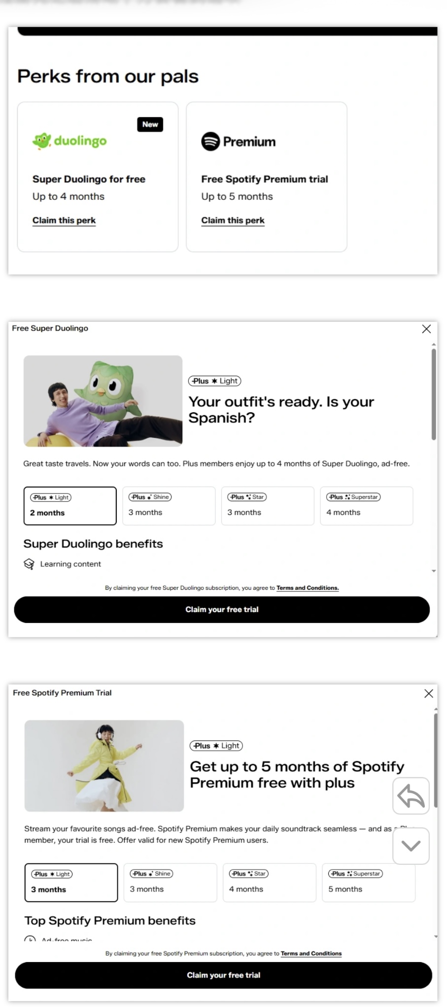 Zalando 注册就送：多邻国 2 个月、Spotify Premium 3 个月